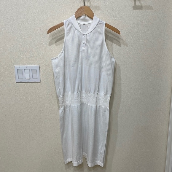 Lululemon White Sleeveless Dress—Like New Condition! Spring/Summer/Beach/Sports - Picture 1 of 11